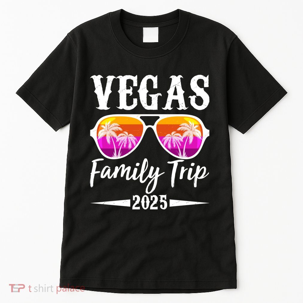 Retro Vegas Family Trip 2025 Tall T-Shirt