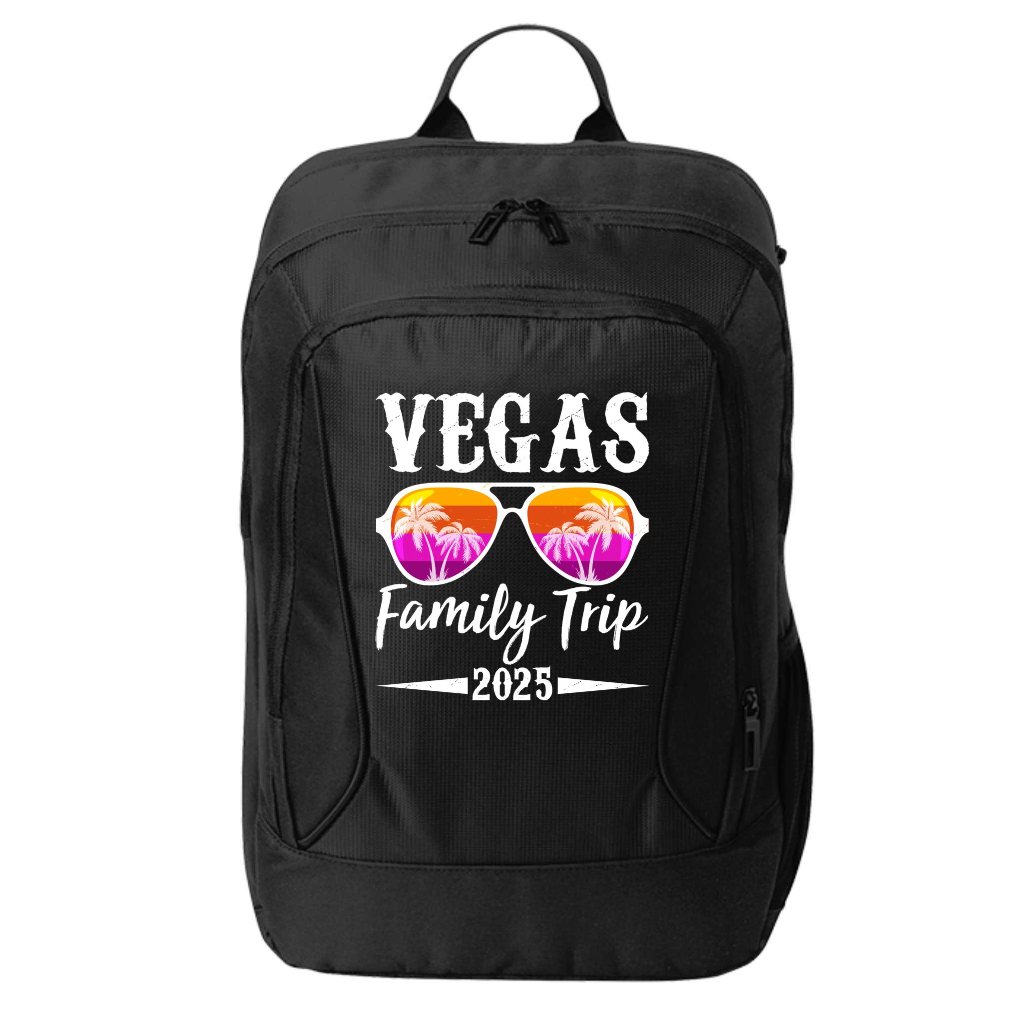 Retro Vegas Family Trip 2025 City Backpack