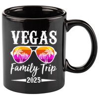 Retro Vegas Family Trip 2025 11oz C Handle Ceramic Mug