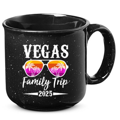 Retro Vegas Family Trip 2025 15oz Campfire Ceramic Mug