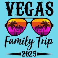 Retro Vegas Family Trip 2025 Magnet