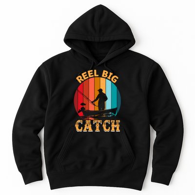 Retro Vintage Fishing Graphic Hoodie