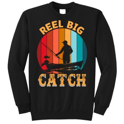 Retro Vintage Fishing Graphic Sweatshirt