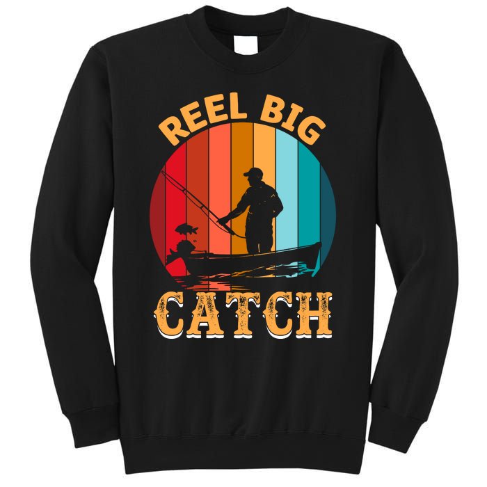 Retro Vintage Fishing Graphic Sweatshirt