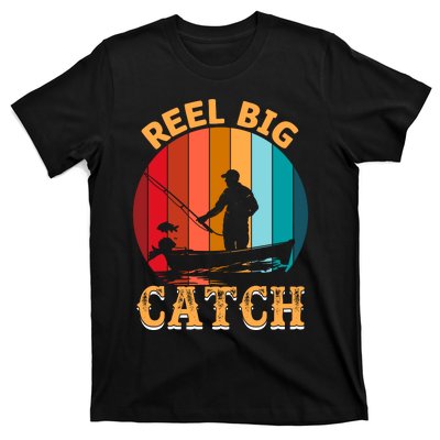 Retro Vintage Fishing Graphic T-Shirt