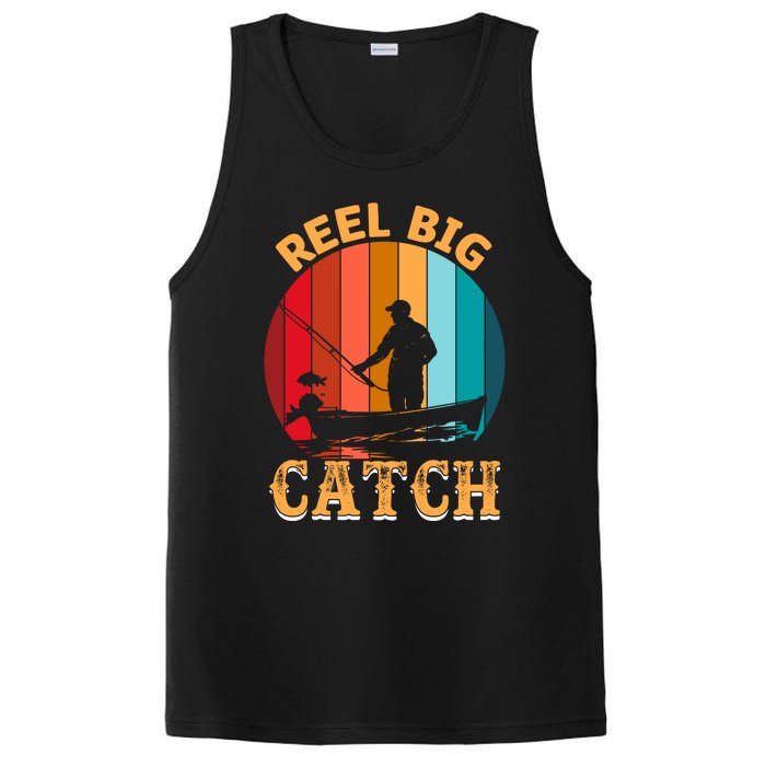 Retro Vintage Fishing Graphic PosiCharge Competitor Tank