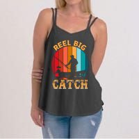 Retro Vintage Fishing Graphic Women's Strappy Tank