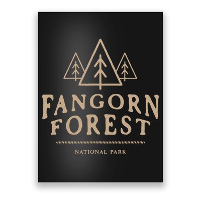 Retro Vintage Fangorn Forest National Park Bookworms Poster