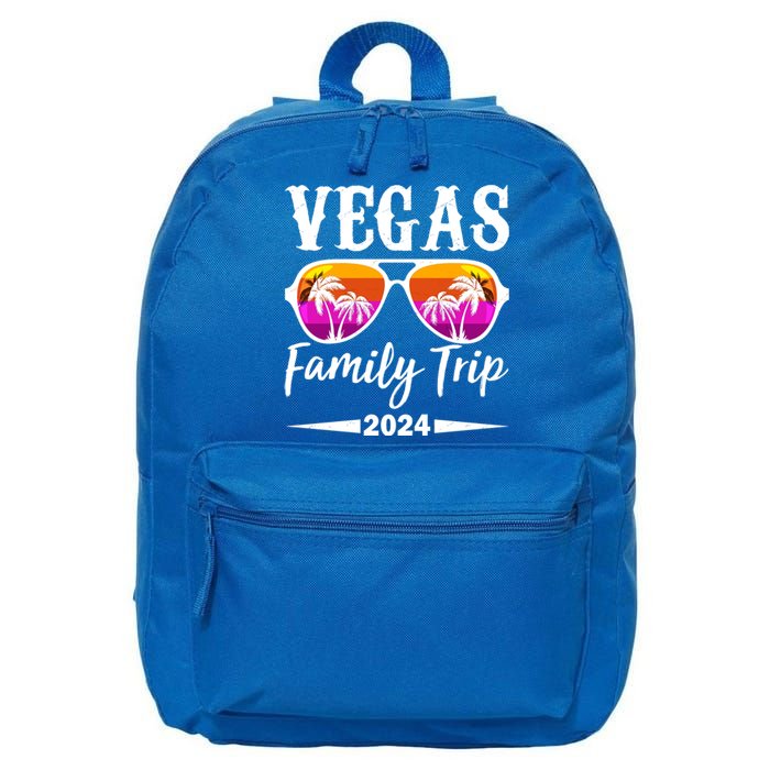 Retro Vegas Family Trip 2024 16 in Basic Backpack