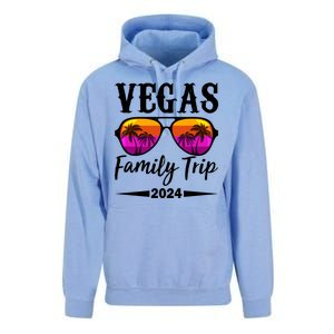 Retro Vegas Family Trip 2024 Unisex Surf Hoodie