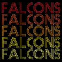 Retro Vintage Falcons Long Sleeve Shirt