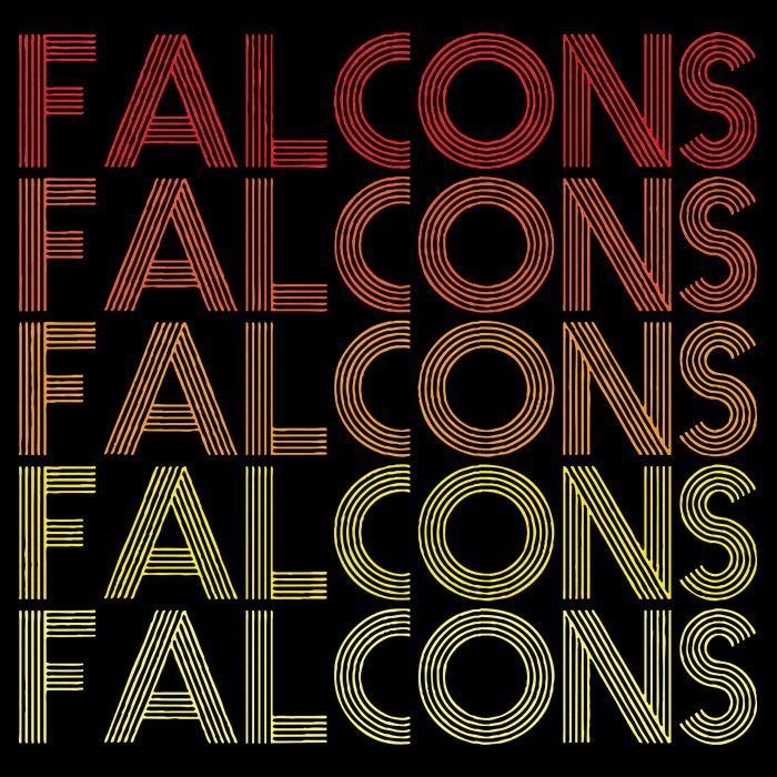Retro Vintage Falcons Long Sleeve Shirt