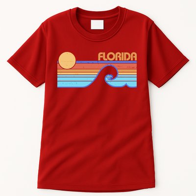 Retro Vintage Florida Sunset Wave Tall T-Shirt