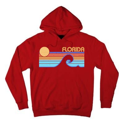 Retro Vintage Florida Sunset Wave Tall Hoodie