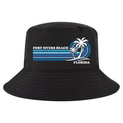 Retro Vintage Family Vacation Florida Fort Myers Beach Gift Cool Comfort Performance Bucket Hat