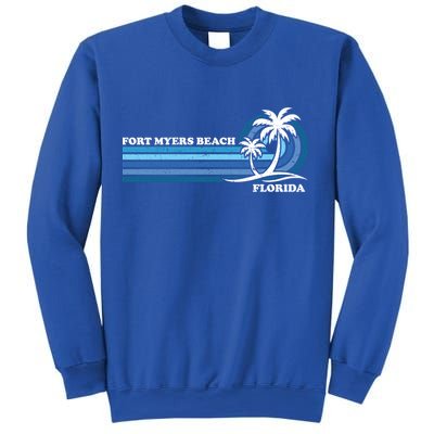 Retro Vintage Family Vacation Florida Fort Myers Beach Gift Sweatshirt