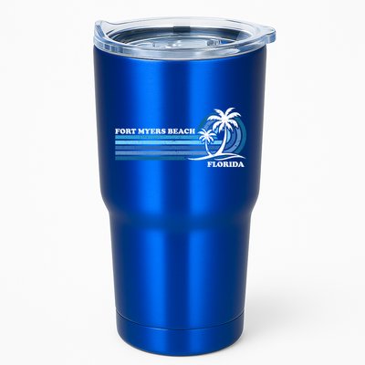Retro Vintage Family Vacation Florida Fort Myers Beach Gift Tumbler