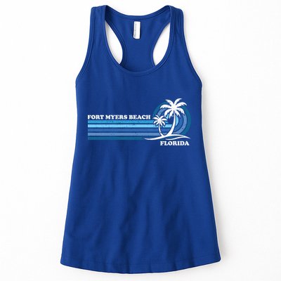 Retro Vintage Family Vacation Florida Fort Myers Beach Gift Womens Tank Top
