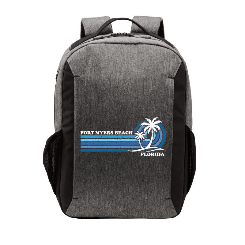 Retro Vintage Family Vacation Florida Fort Myers Beach Gift Vector Backpack