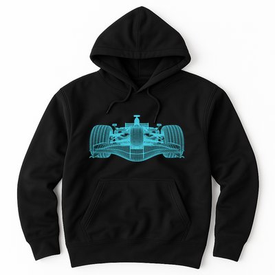 Retro Vintage Formula Racing Lovers Silhouette Gift Hoodie