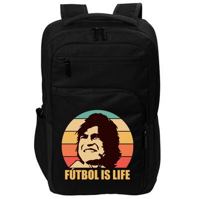 Retro Vintage Futbol Is Life Impact Tech Backpack