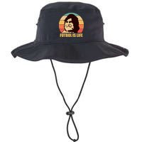 Retro Vintage Futbol Is Life Bucket Hat