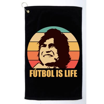 Retro Vintage Futbol Is Life Golf Towel