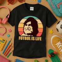 Retro Vintage Futbol Is Life Kids T-Shirt