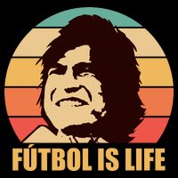 Retro Vintage Futbol Is Life Kids T-Shirt