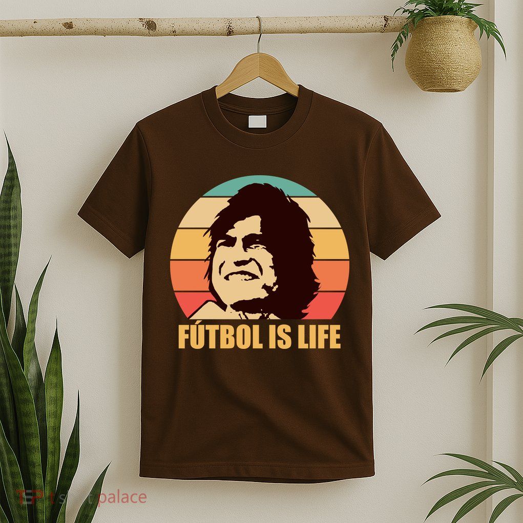Retro Vintage Futbol Is Life T-Shirt