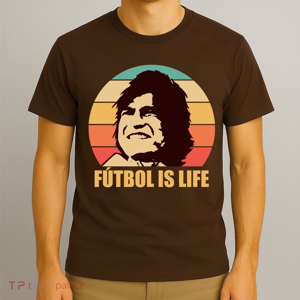 Retro Vintage Futbol Is Life T-Shirt
