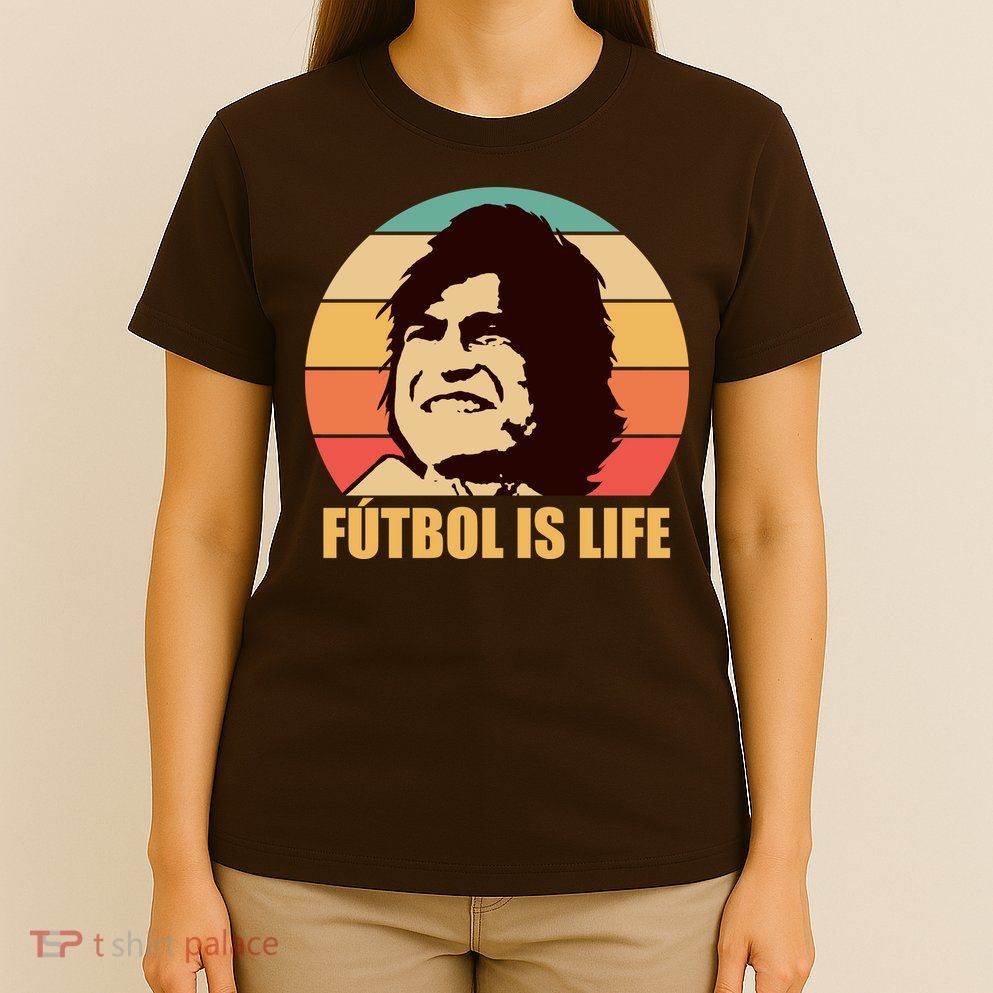 Retro Vintage Futbol Is Life T-Shirt