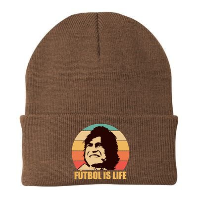 Retro Vintage Futbol Is Life Beanie