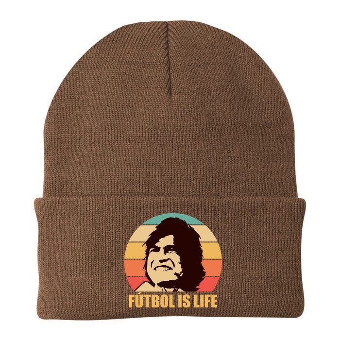 Retro Vintage Futbol Is Life Knit Cap Winter Beanie