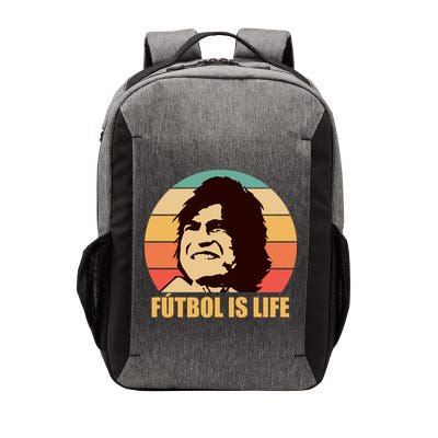 Retro Vintage Futbol Is Life Vector Backpack
