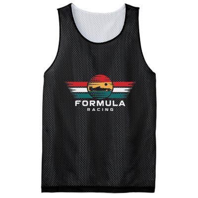 Retro Vintage Formula Racing Lovers Formula Racing Mesh Reversible Basketball Jersey Tank