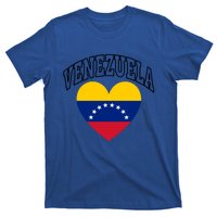 Retro Venezuela Flag Athletic Sport Heart Meaningful Gift T-Shirt