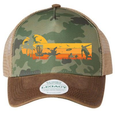 Retro Vintage Frisbee Golf Player Design | Disc Golf Legacy Tie Dye Trucker Hat