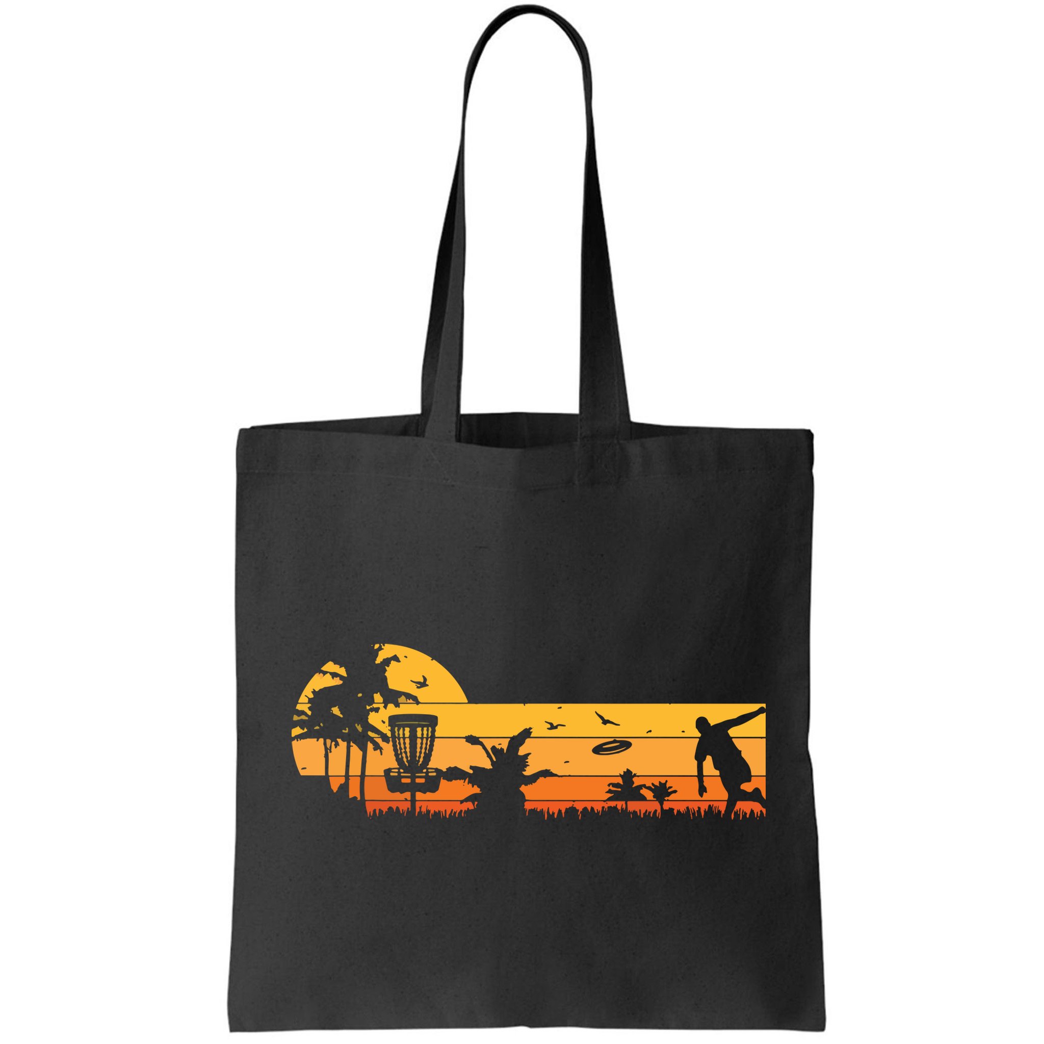 Retro Vintage Frisbee Golf Player Design | Disc Golf Bag