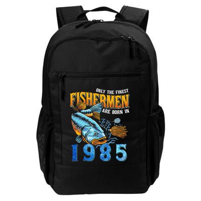 Retro Vintage Fisherman Are Born In 1985 Fishing Birthday Backpack