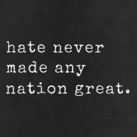 Retro Vintage Funny Hate Never Made Any Nation Great Golf Towel