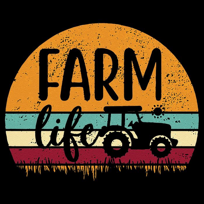 Retro Vintage Farm Life Farming Tractor Family Farmer Tall T-Shirt