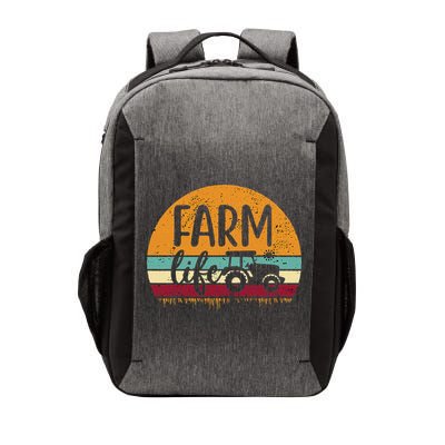 Retro Vintage Farm Life Farming Tractor Family Farmer Vector Backpack