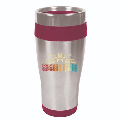 Retro Vintage Formula Racing Silhouette Race Car Lovers Fan 16oz Travel Tumbler
