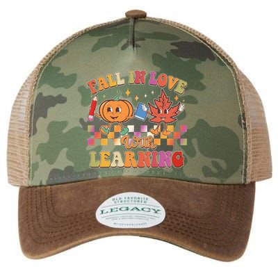 Retro Vintage Fall In Love With Learning Legacy Tie Dye Trucker Hat