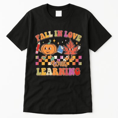 Retro Vintage Fall In Love With Learning Tall T-Shirt