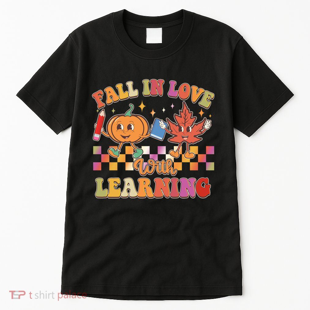 Retro Vintage Fall In Love With Learning Tall T-Shirt