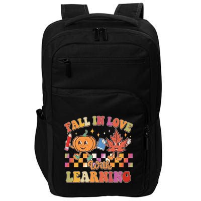 Retro Vintage Fall In Love With Learning Impact Tech Backpack