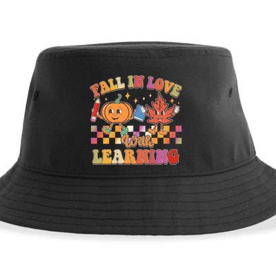 Retro Vintage Fall In Love With Learning Sustainable Bucket Hat