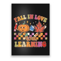 Retro Vintage Fall In Love With Learning Poster